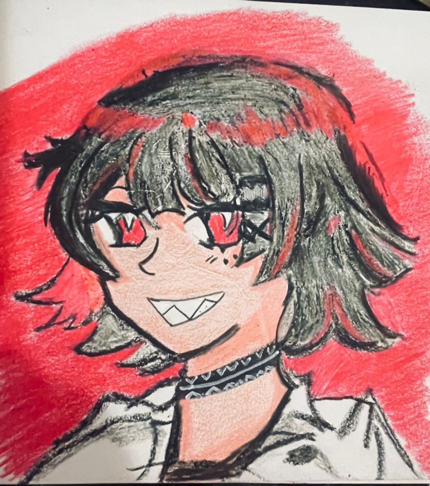 A drawing of Ellen Joe from Zenless Zone Zero 