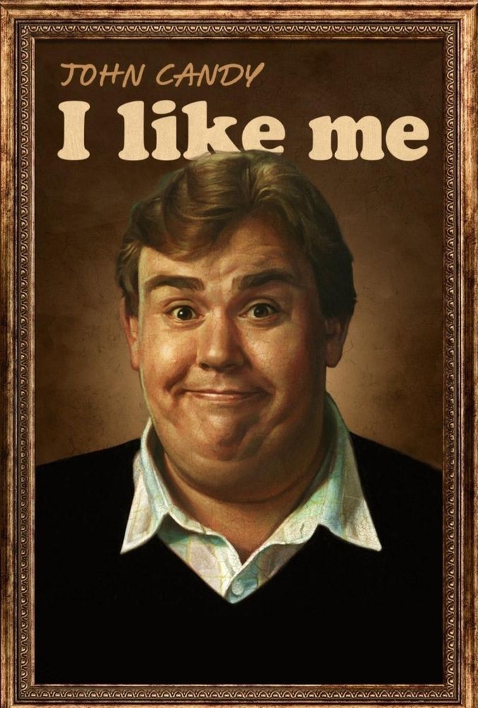 Poster art for the documentary film 'John Candy: I like me'