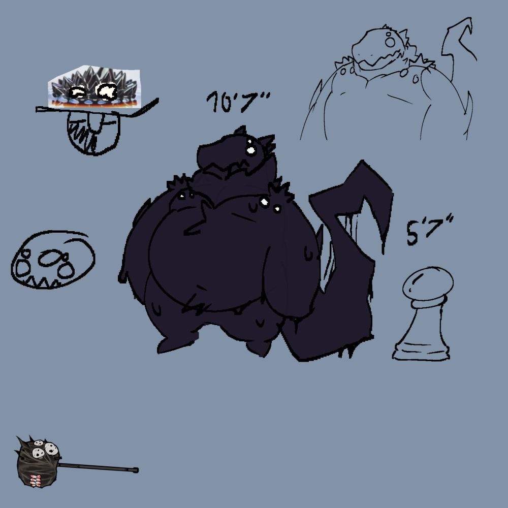 Doodle and ref page of him, by DoodleACat