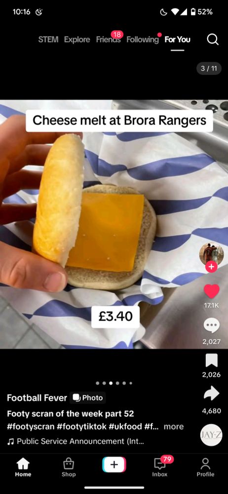 Unmelted cheese melt