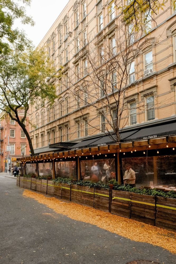 Via Carota in autumn, Greenwich Village, Manhattan, New York