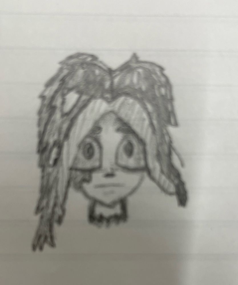 so i drew SlyPixe’s Fooze replicating the thousand yard stare. lol