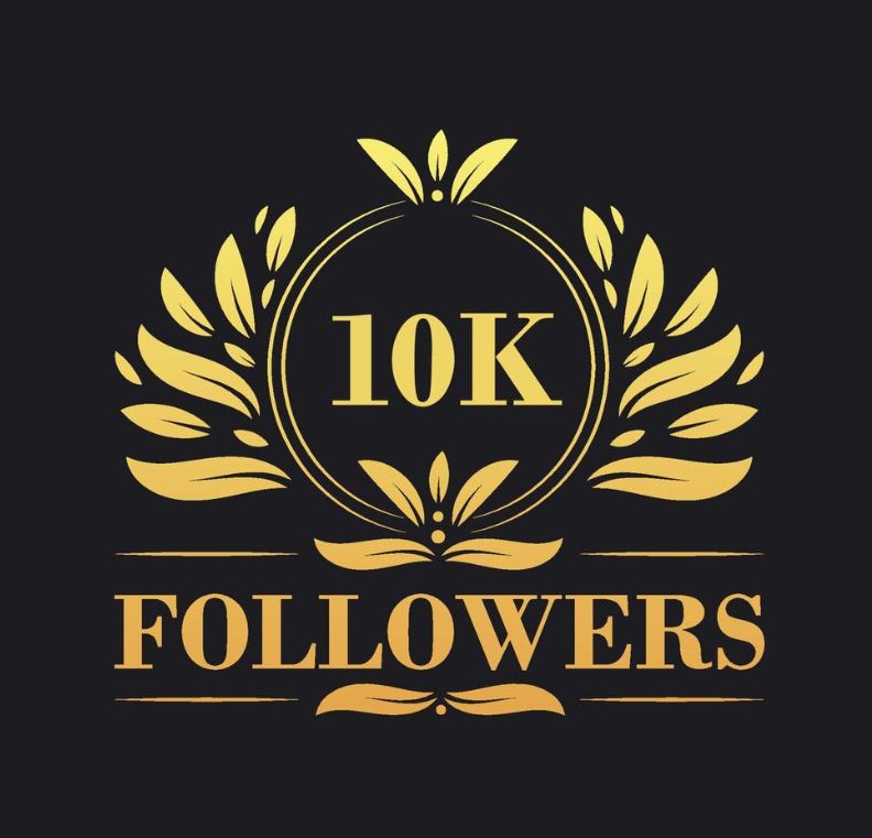 10k followers