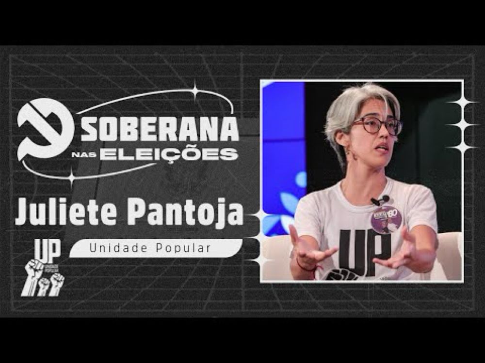 Soberana nas Eleições - Juliete Pantoja (Unidade Popular) candidata a Prefeita do Rio de Janeiro