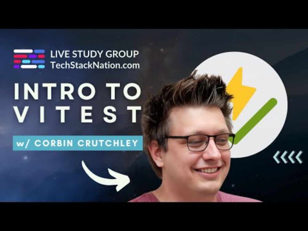 Quick Intro to Vitest w/ Corbin Crutchley 🔥