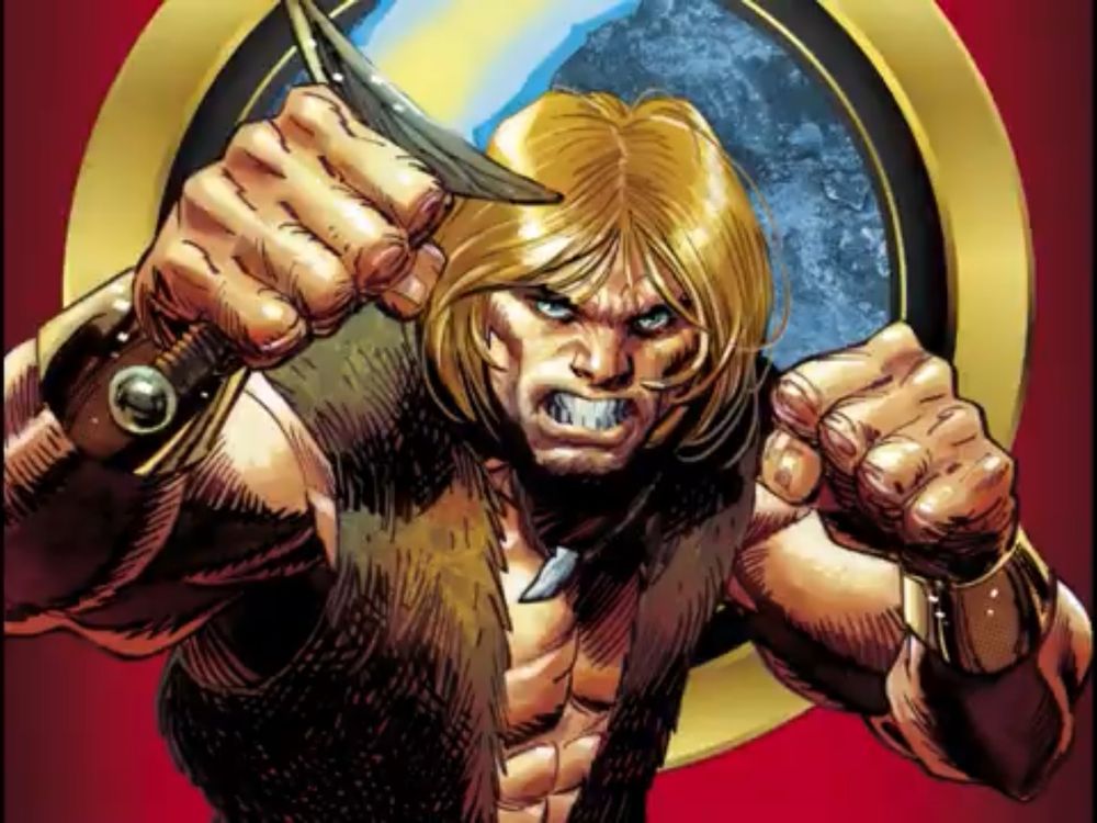 THUNDARR THE BARBARIAN Comic Cover art by @urbanbarbarian.bsky.social 