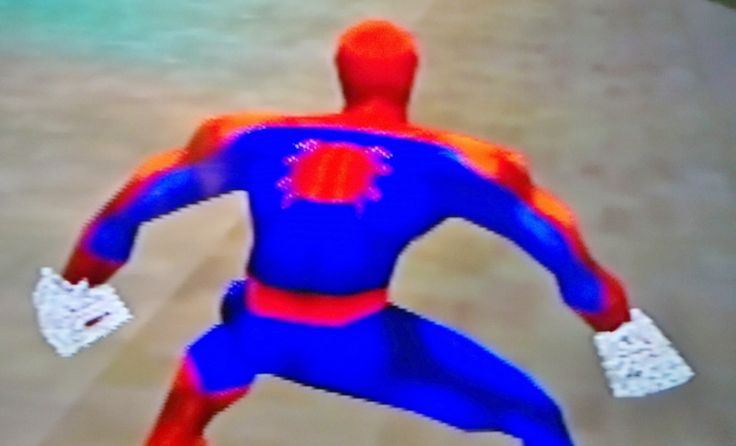 Spider-Man 2000 with web hands 