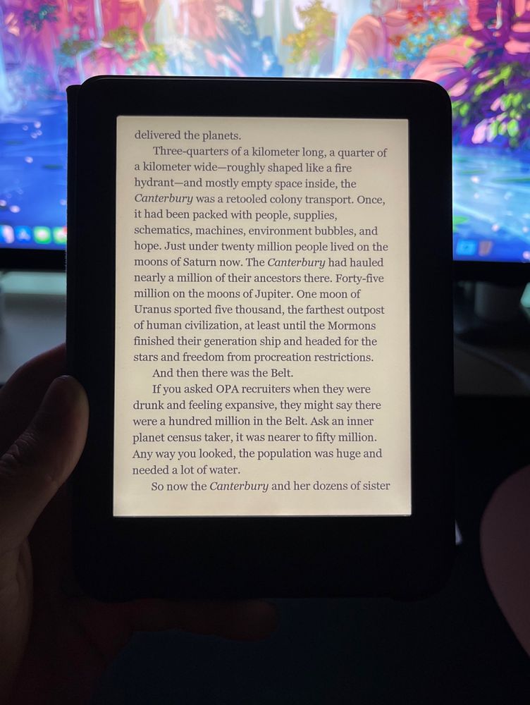 Photo of my kobo clara 2E reader