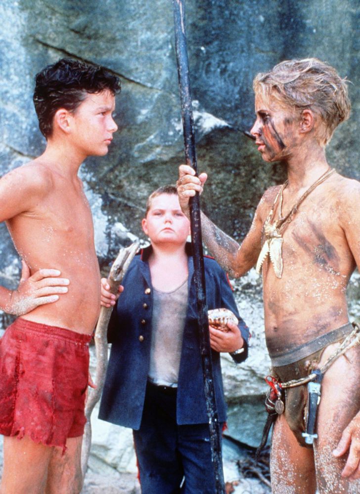 Scene from the Lord Of The Flies movie