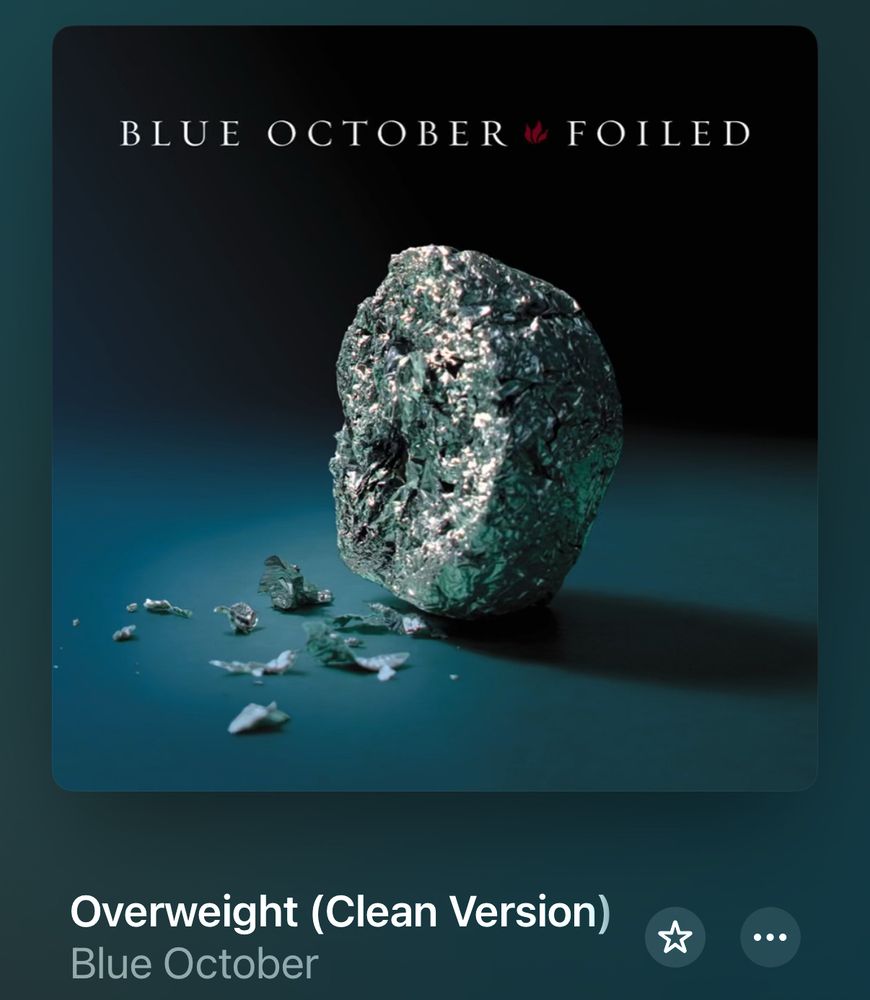 Blue October's "Overweight (Clean Version)" 