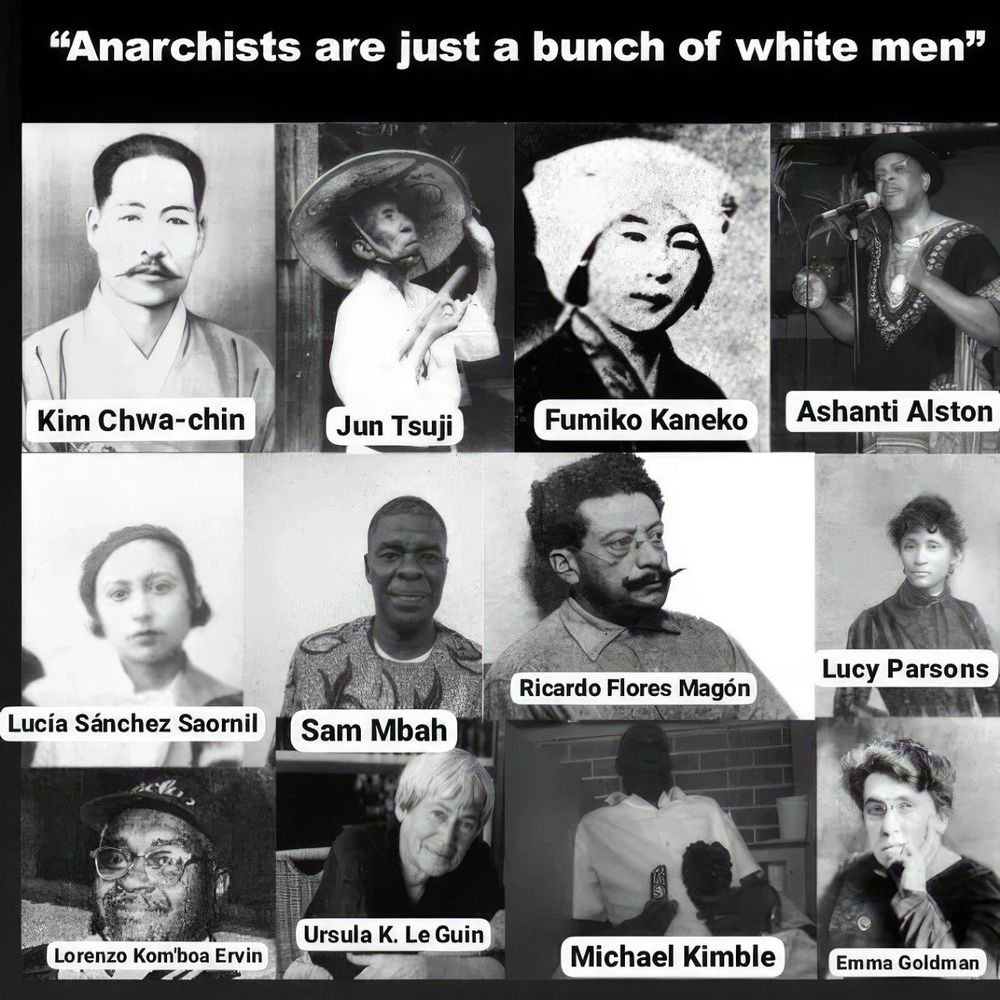 Bilder von nicht-weißen Anarchist*innen.