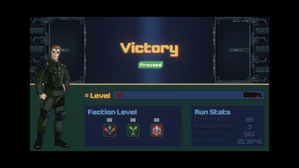 Victory Screen for Lucid Proxima in Starless Abyss