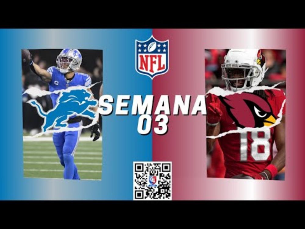 LIONS @ CARDINALS - SEMANA 03 - NFL [PT/BR]