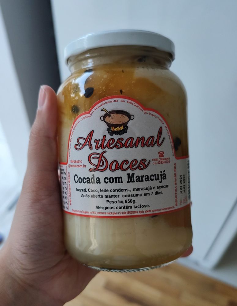 Cocada com maracujá 