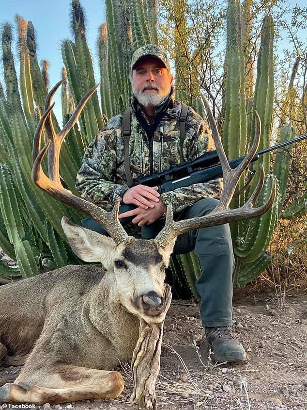 American animal abuser with a photograph of an animal he killed due to his sexual disorder of becoming aroused from the suffering of animals.

He was likely an abuser of humans too. He Found Out after Fucking Around. 