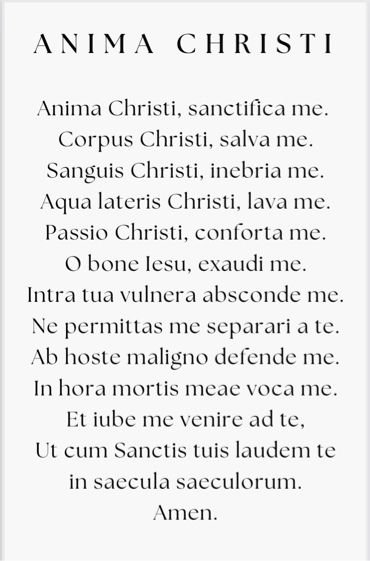 Anima Christi
