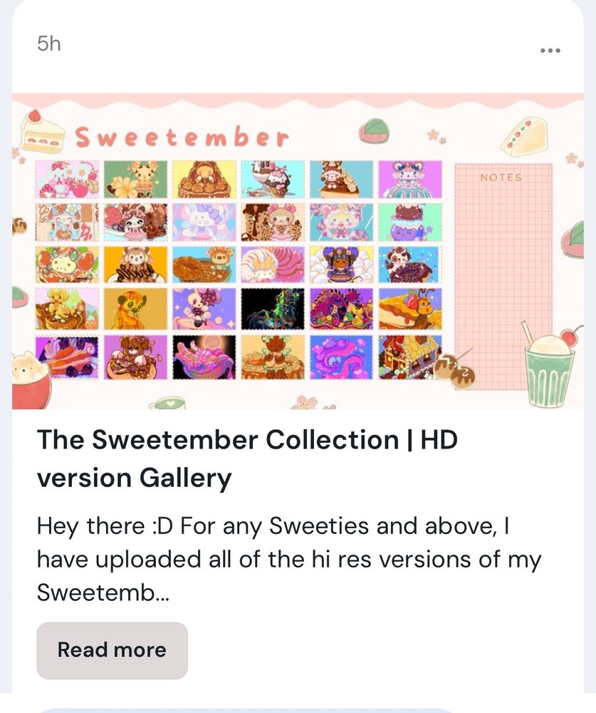 A graphic showing the gallery of an art collection uploaded in HD for numbers to download