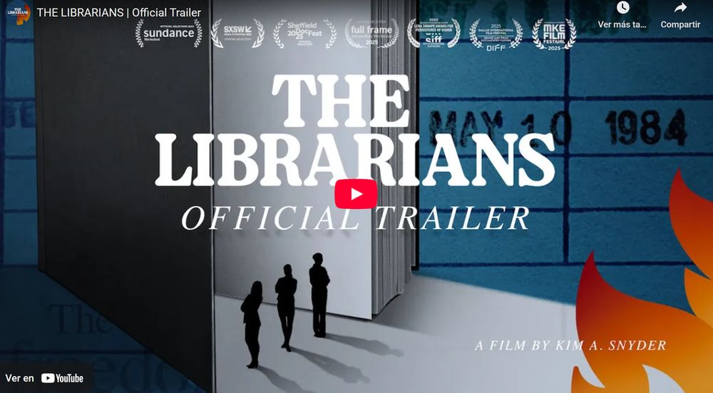 cartel de la película The librarians imagen de YOutube