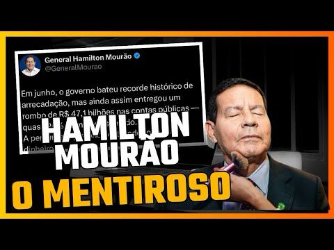 Mourão mente que nem sente - A verdade sobre as contas públicas 