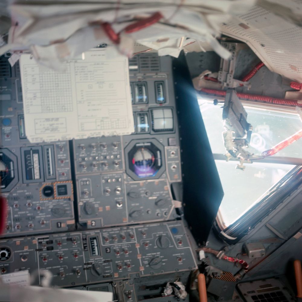 Apollo 11 LM Interior. 