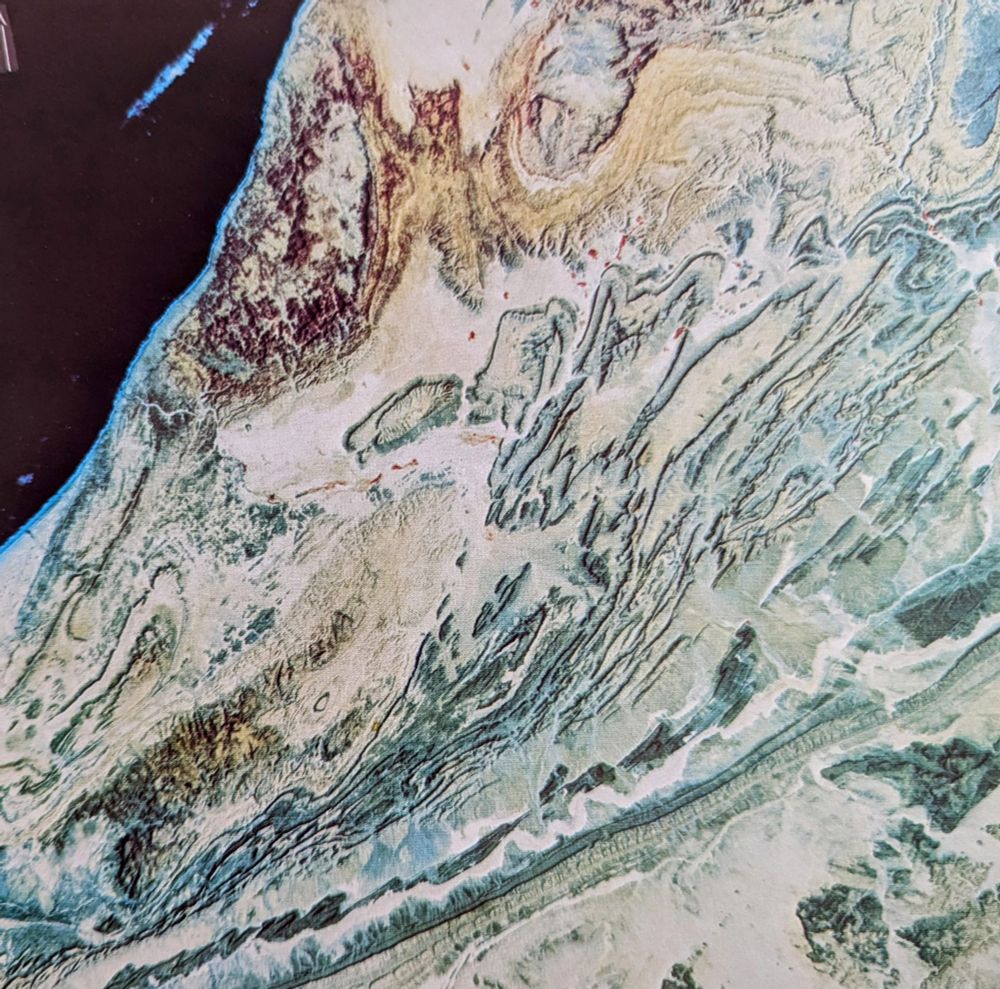False color image of the Middle East 