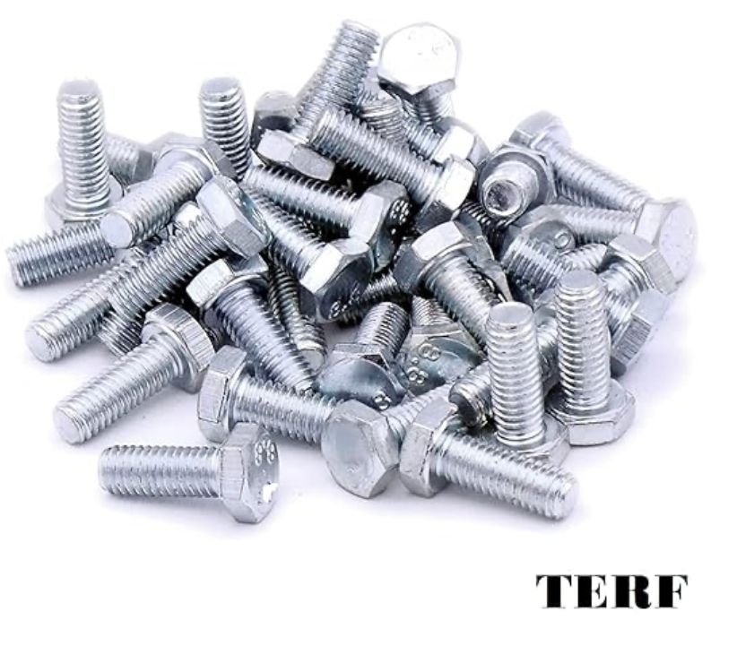 Some M5 bolts with the brand name "TERF"