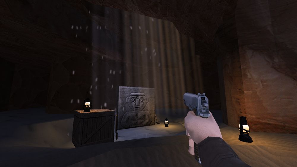 video game screenshot of ruins in arizona