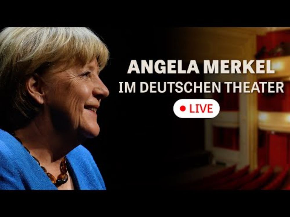 Angela Merkel im Deutschen Theater – die Buchpremiere LIVE