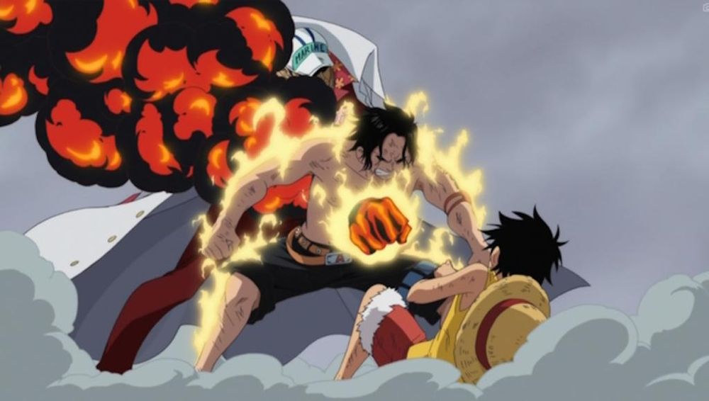 Ace's death in One Piece