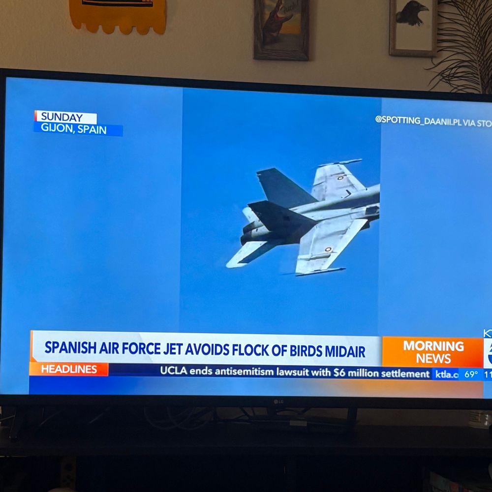 Plane doesn’t hit something 