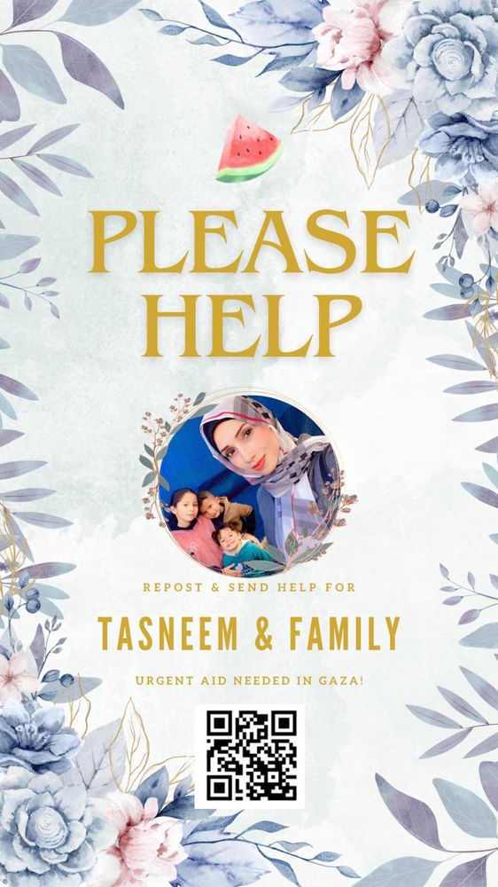 Tasneem's family flyer.