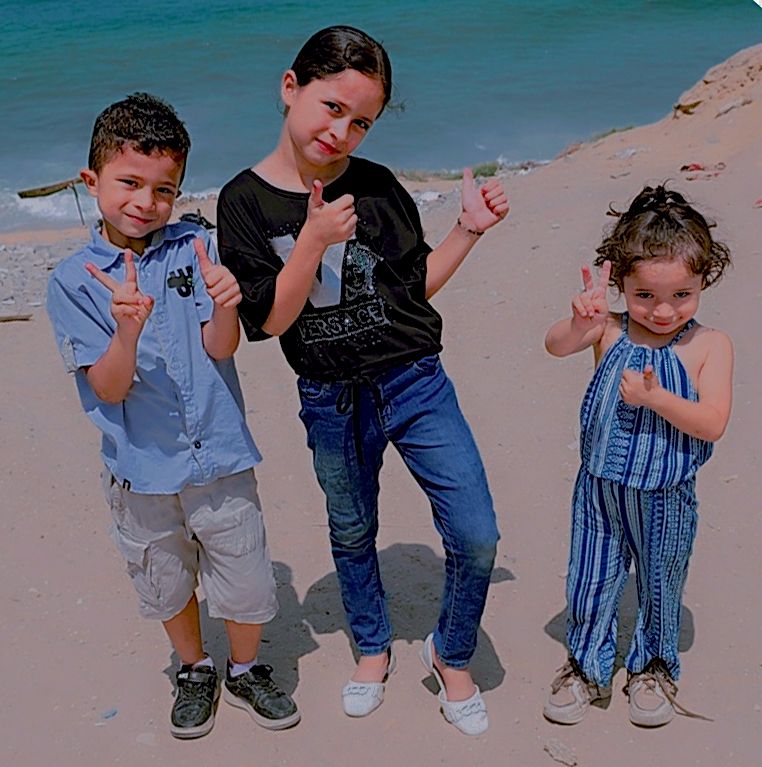Tasneem's children. 