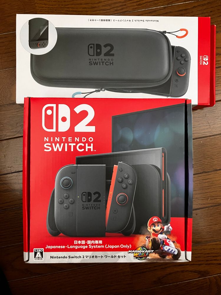 届いた〜❗️
日本語版の国内専用モデル、マリカワールド同梱セットです‼️