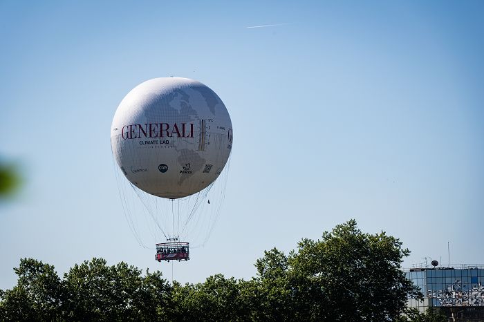 Photo du ballon Generali.
Crédit photo : © Cyril Frésillon / CNRS Images 