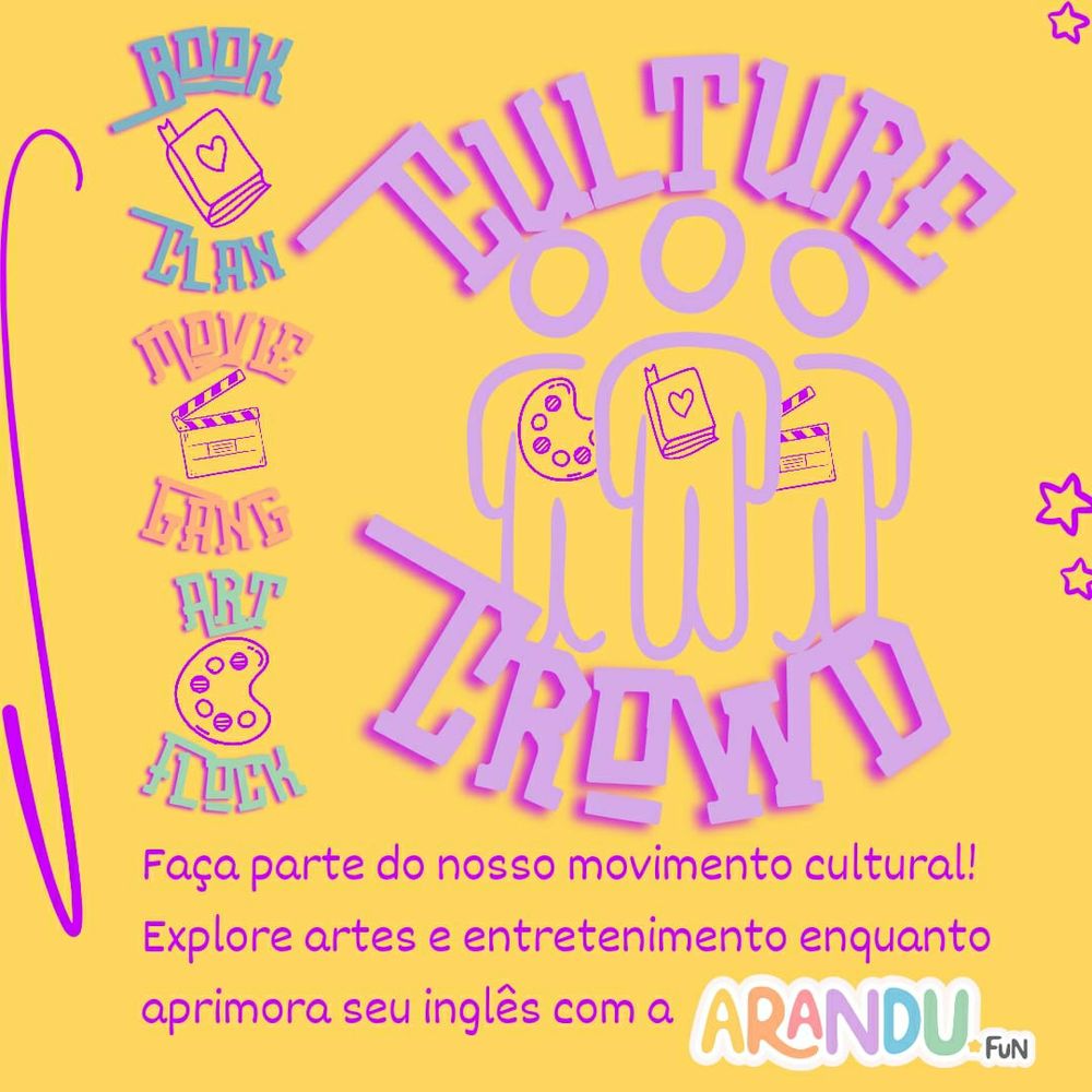CULTURE CROWD: Faça parte do nosso movimento cultural!