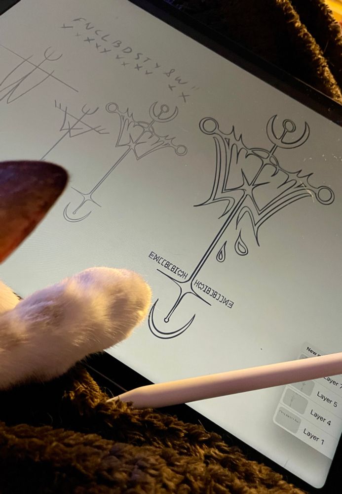 photo of a sigil for abundance