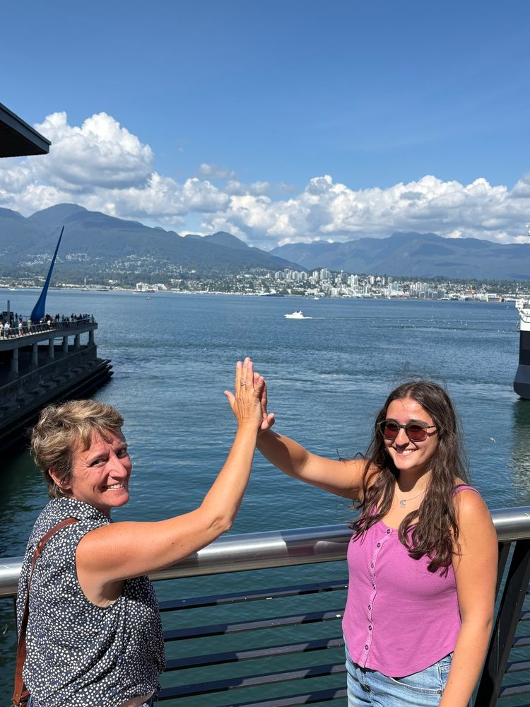 High five in Vancouver 