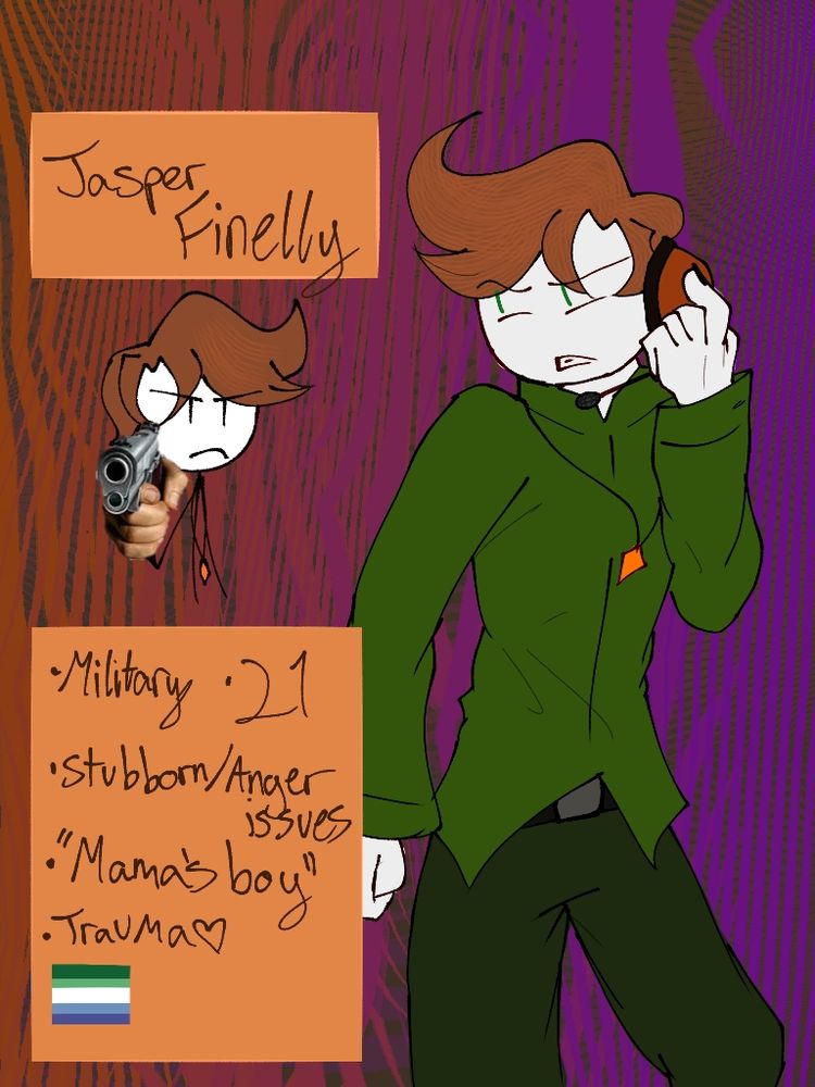 Jasper Finelly (i forgor to add hes like 5'10) 