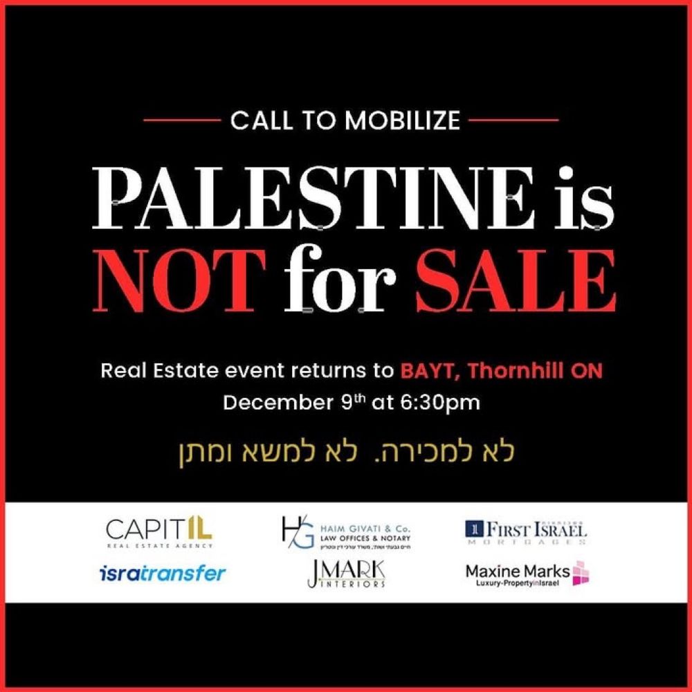 Event organized by @gta4palestinee on Instagram.