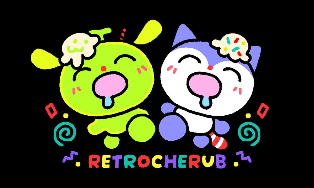 My mascots melon dog and leche! 