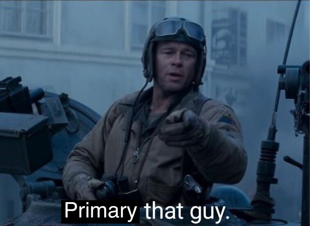 Primary that guy