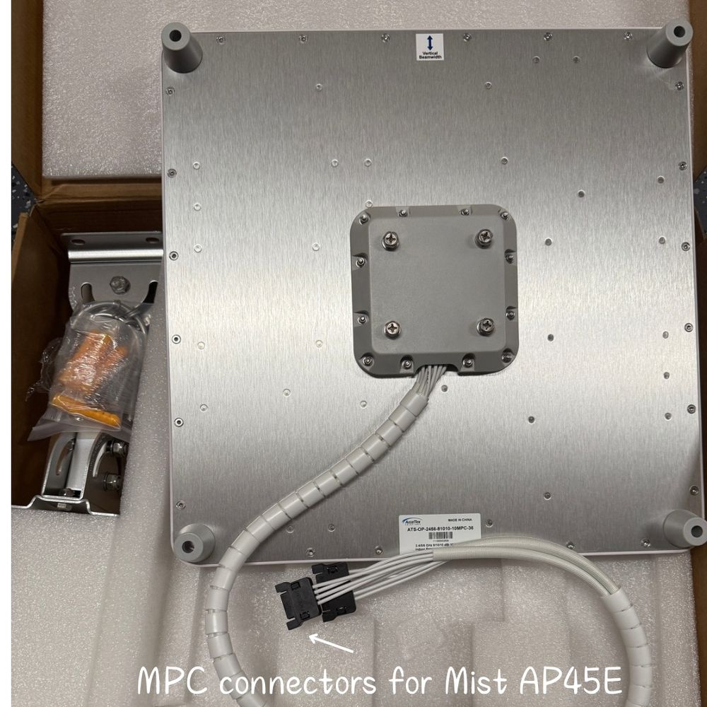 External antennas for the Mist AP45E