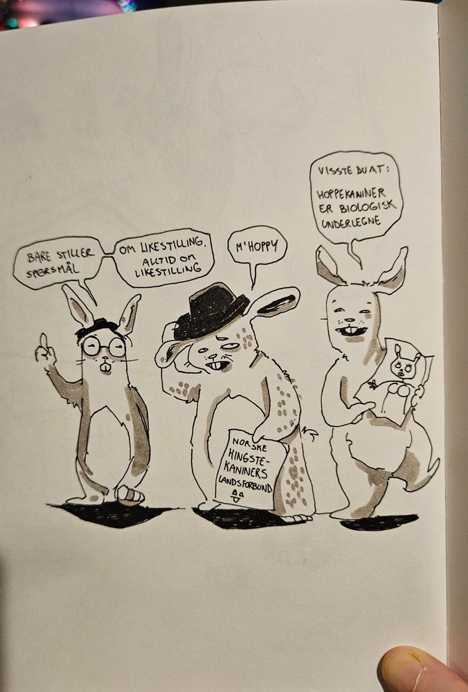 Norske hingstekaniners landsforbund representert av tre hingstekaniner