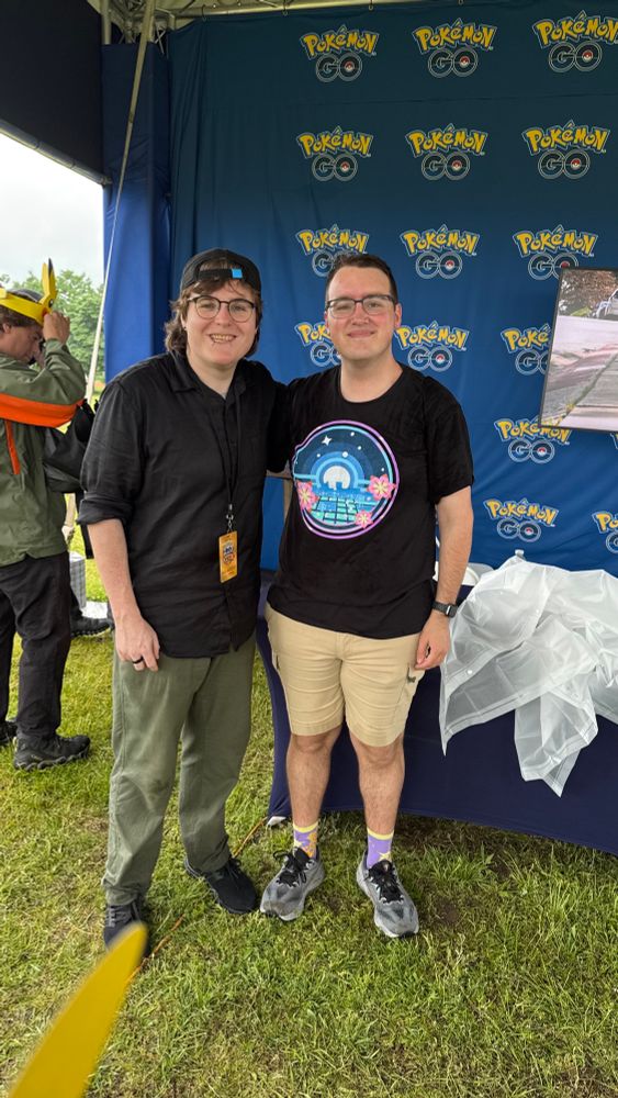 Dakota and me in the community ambassador tent