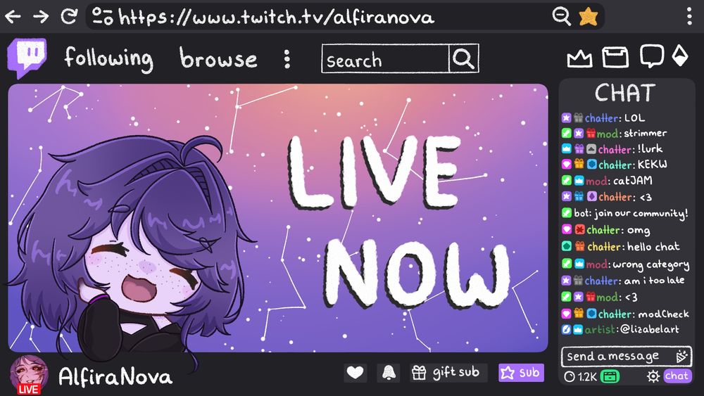 Alfira's "Live Now" Thumbnail