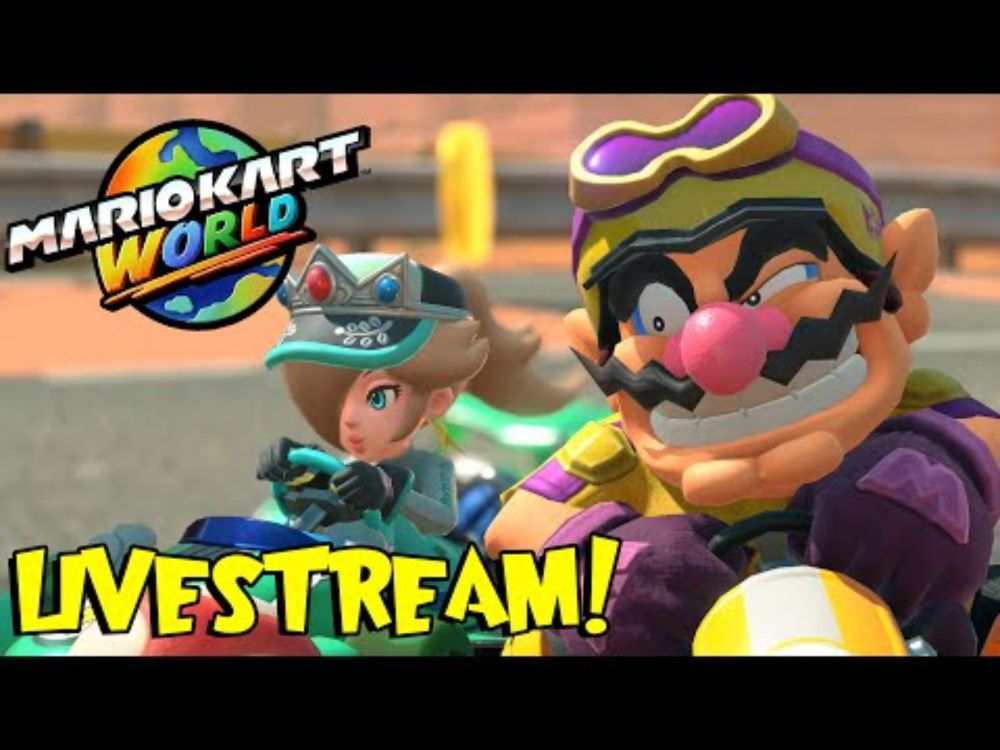 Back with some more intense races! Mario Kart World Livestream!