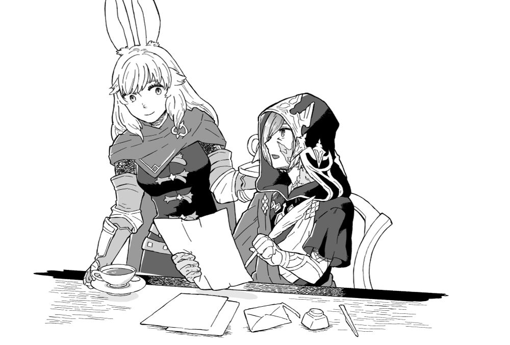 水晶公とライナ