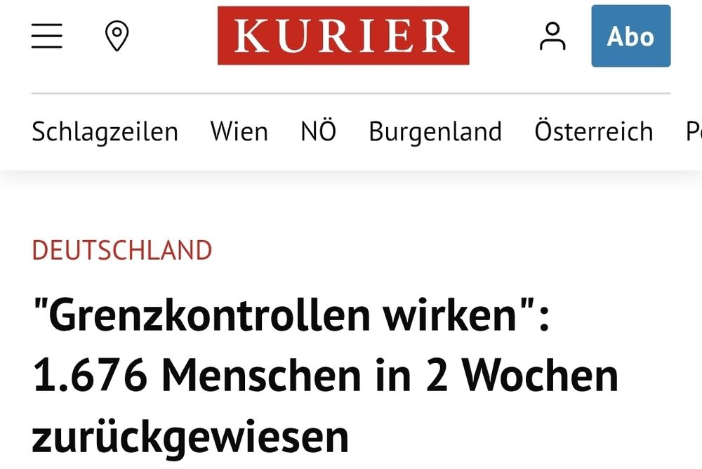 Deutschland
"Grenzkontrollen wirken": 1.676 Menschen in 2 Wochen zurückgewiesen 