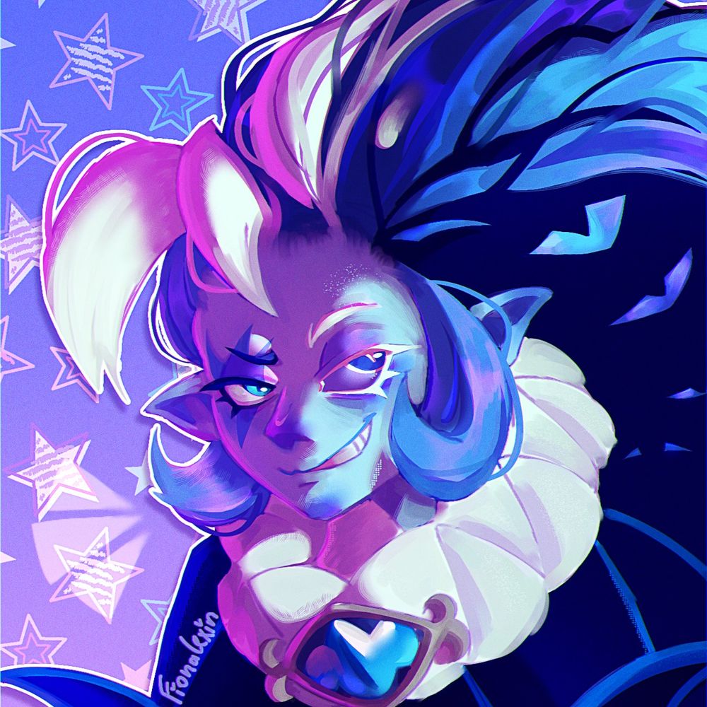 Icon fanart of Shadow Milk Cookie from Cookie Run Kingdom