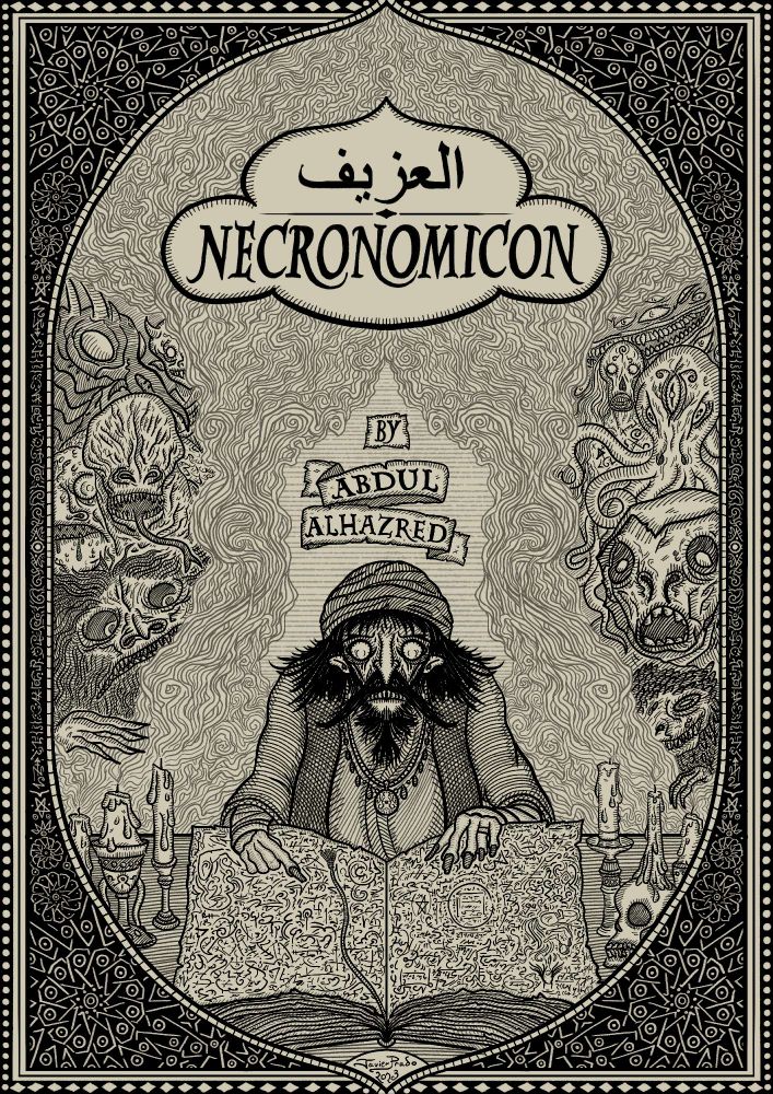 Ilustración del Necronomicon